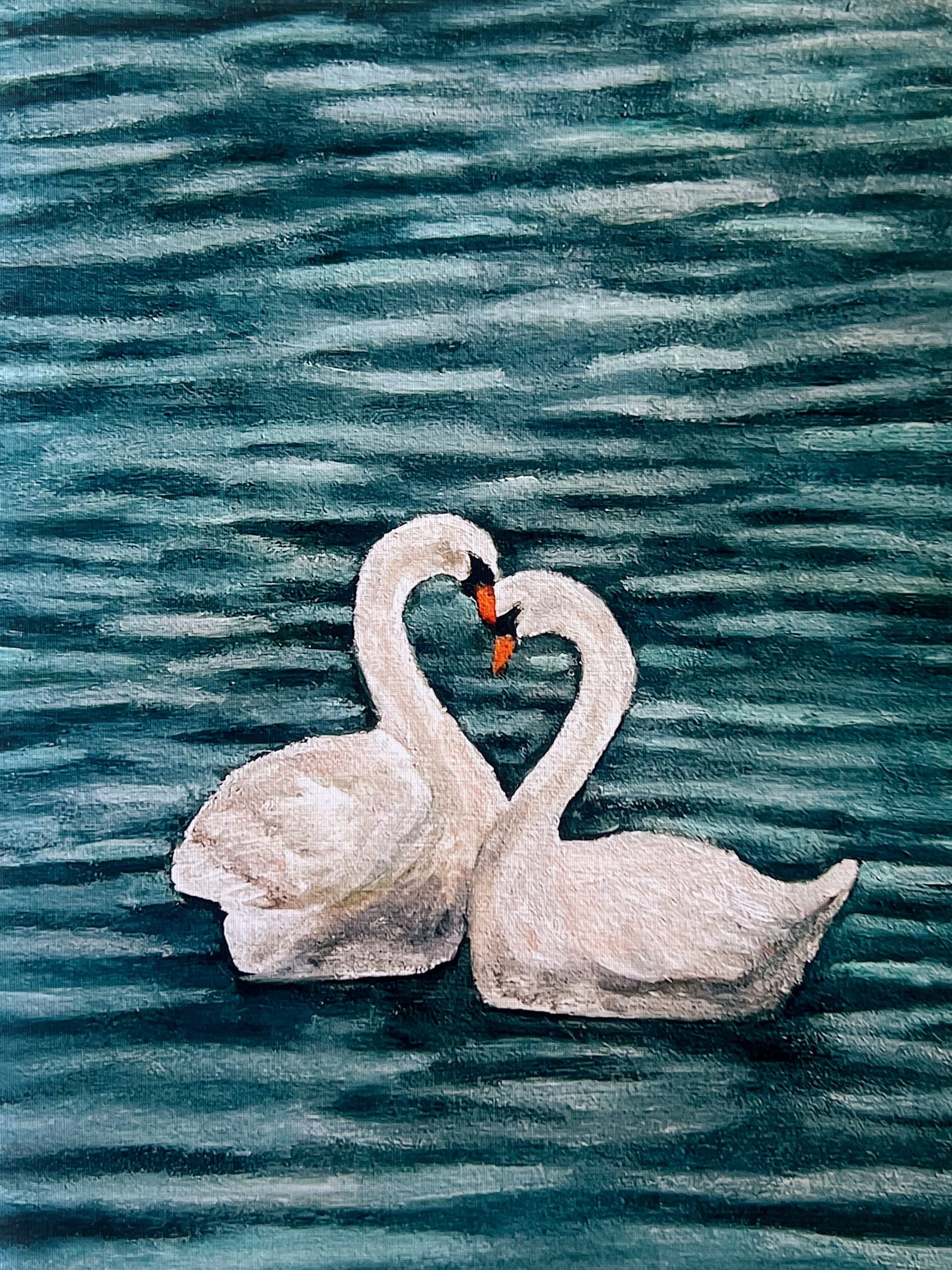 Swans Art Print