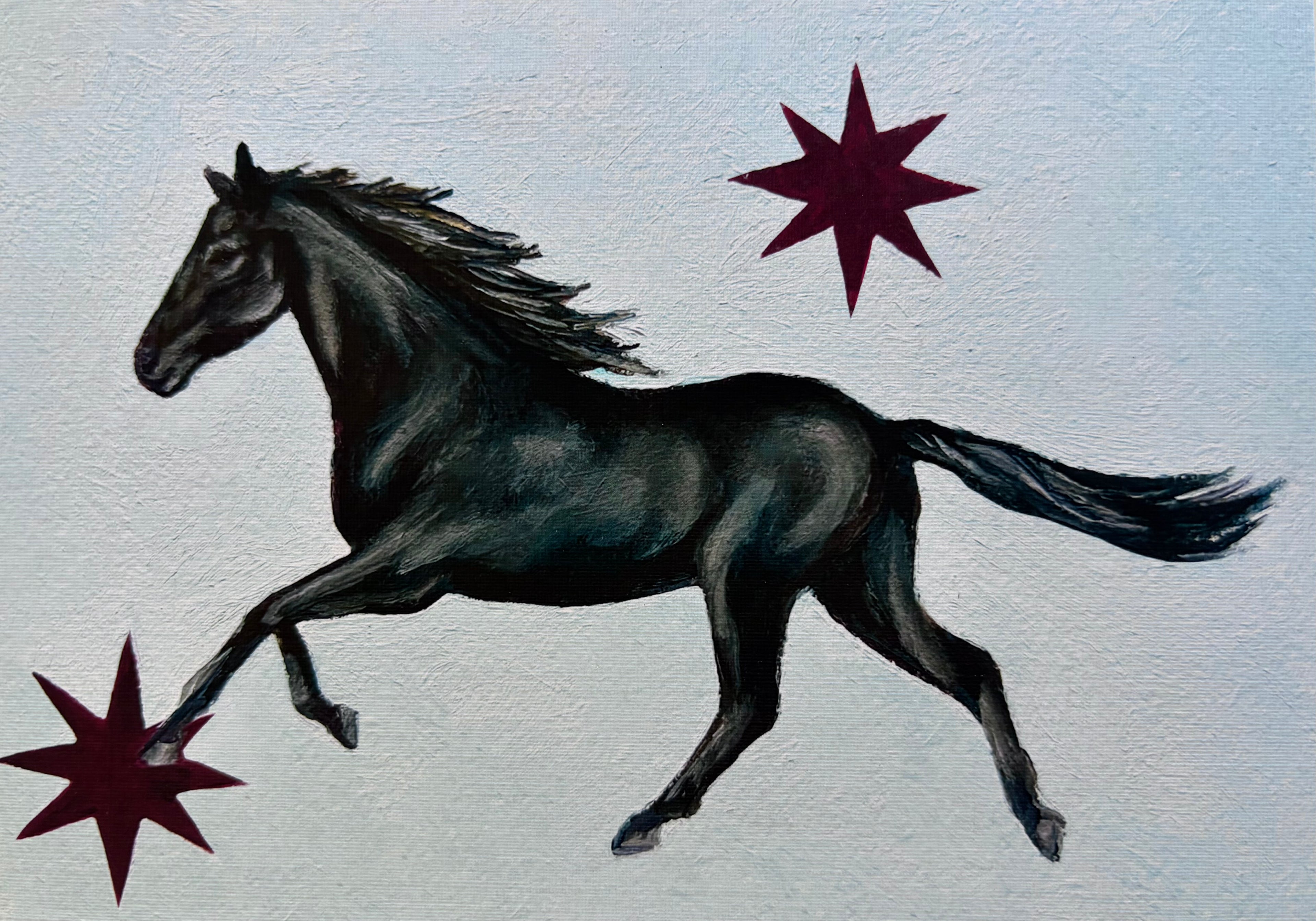 Star Horse Art Print (5x7in)